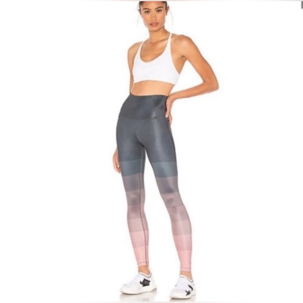 Barre 3 x Beyond Yoga Island Ombre High Waisted Lux Midi Legging - Small